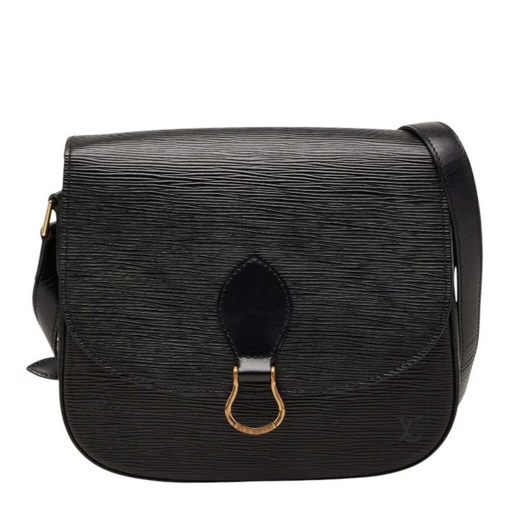 Louis Vuitton Epi Saint Cloud Crossbody Bag Noir Black Leather